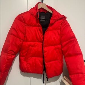 Primark Red Puffer Jacket